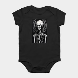 Twisted Skeleton 3 Baby Bodysuit